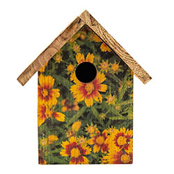 Coreopsis Print Wren House